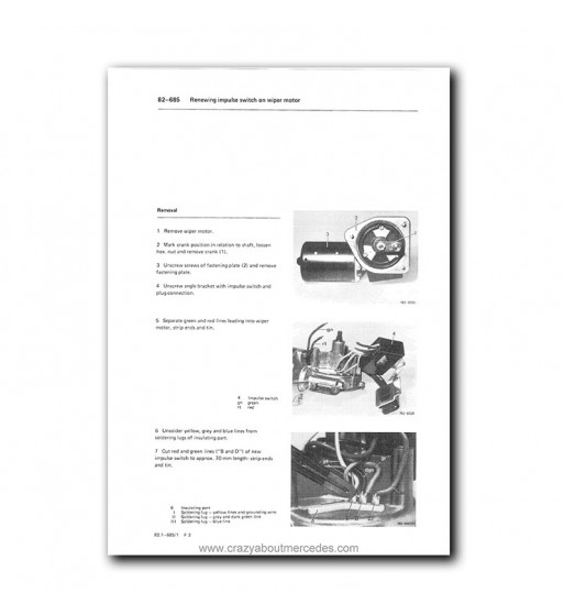 Mercedes Benz Model 201 Service Manual Library