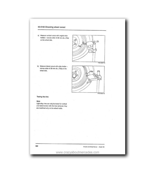 Mercedes Benz W126 Repair & Service Manual PDF