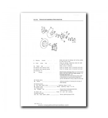 Mercedes Benz Service Manual Chassis & Body Model 201