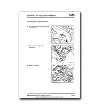 Mercedes Benz Maintenance Manual Model Year 1981-1993
