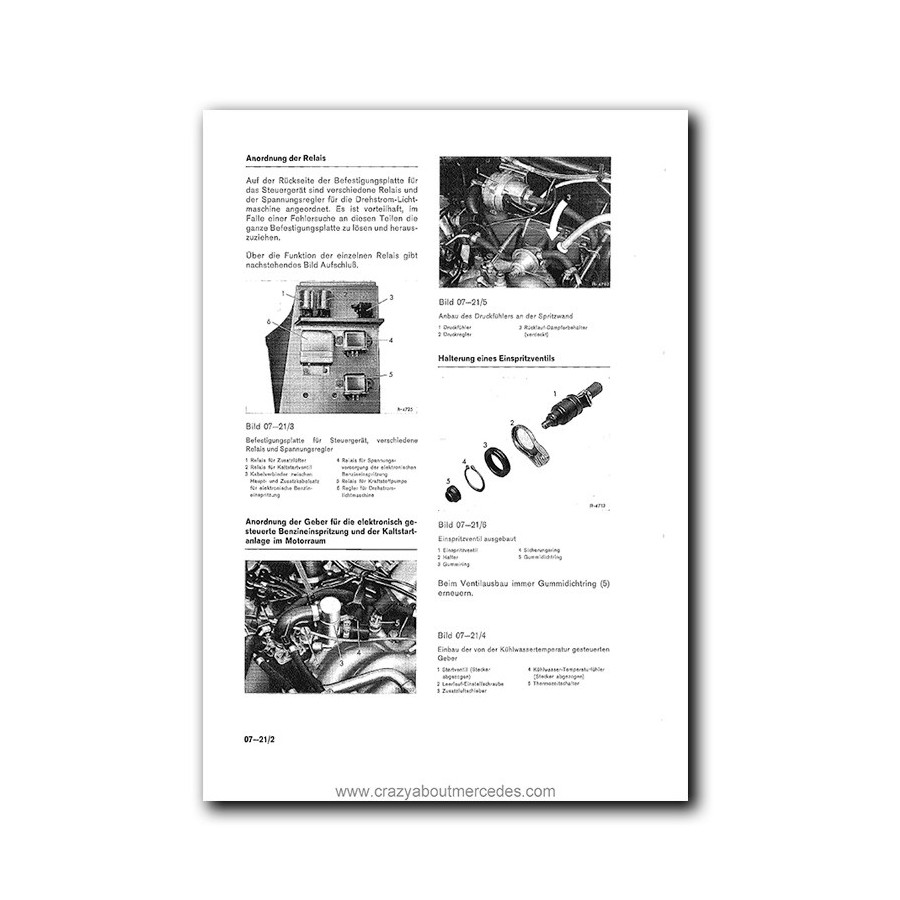Mercedes Benz Benz Werkstatt-Handbuch PKW-Typen ab 1968 Baureihe 108-113 Wartung, Einstellung und Montage Band 1