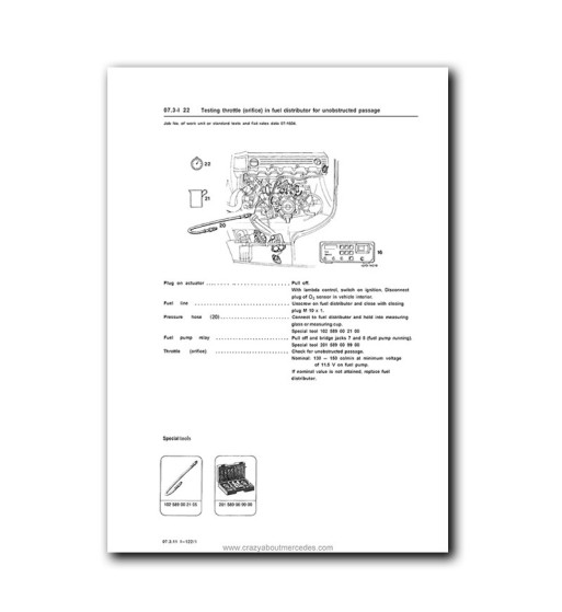 Mercedes Benz Service Manual Engine 103 PDF