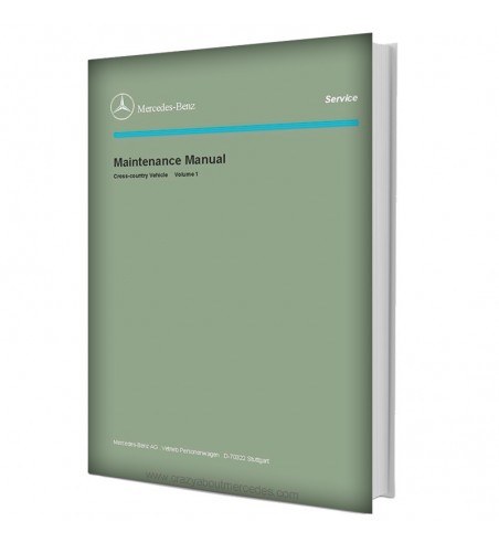 Mercedes Benz Maintenance Manual Cross-country Vehicle | Volume 1 (Supplement 6)