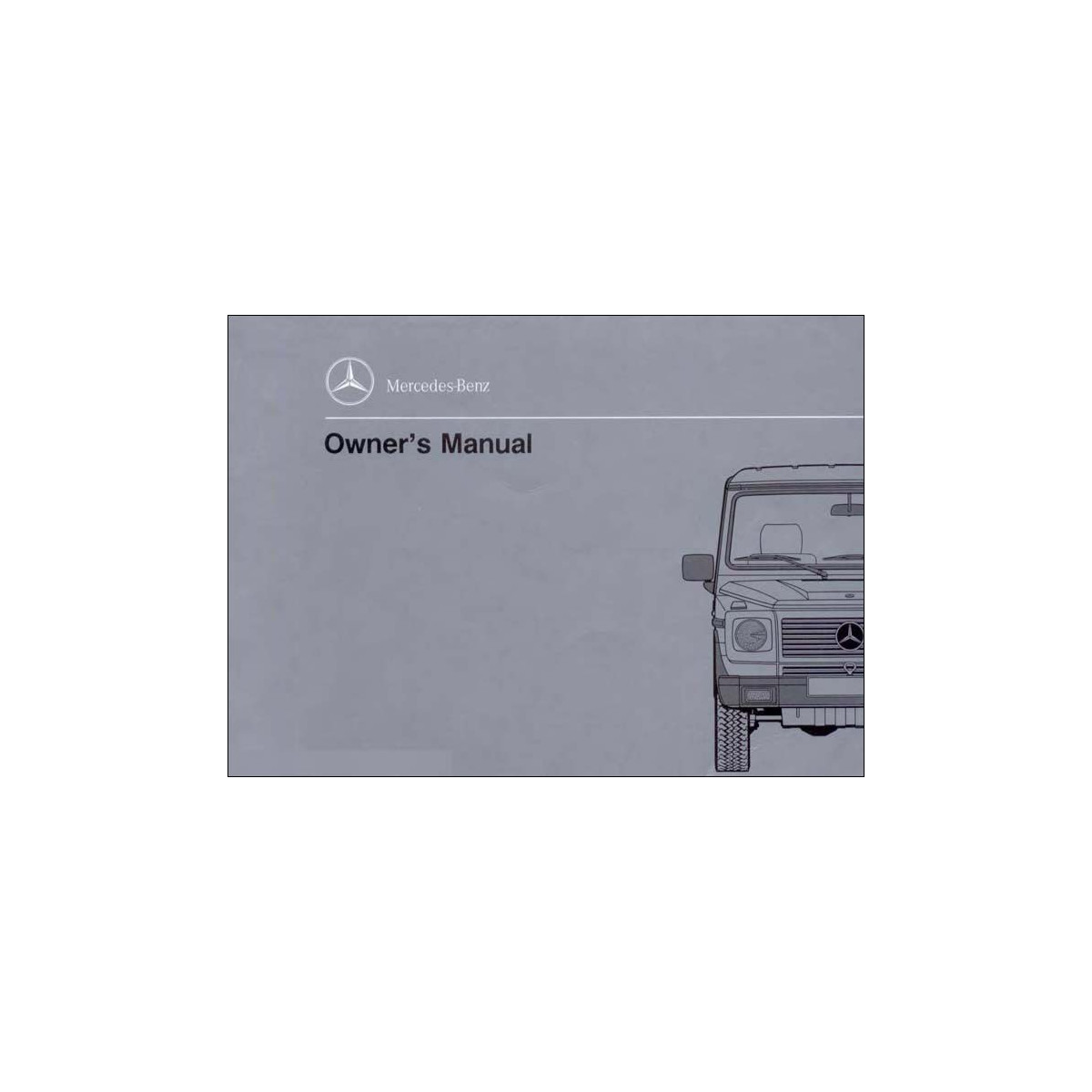 Mercedes-Benz G-Class W463 | Owner's Manual cover