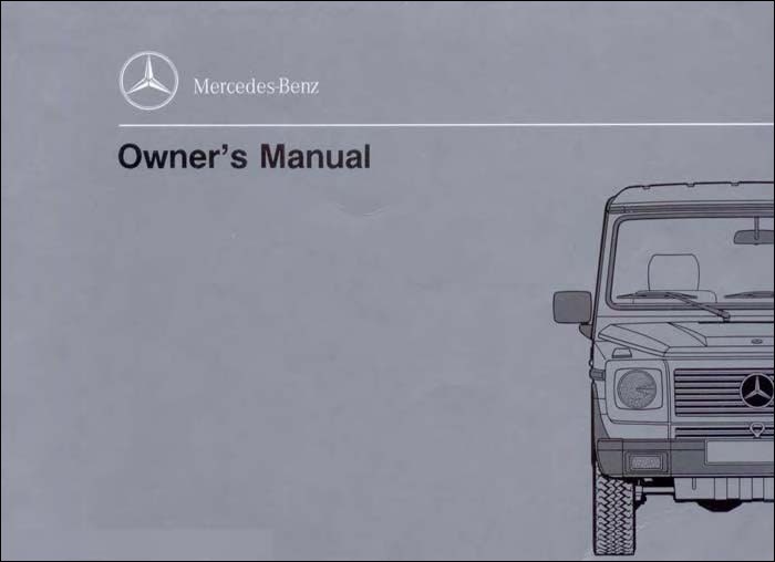 Mercedes-Benz G-Class W463 | Owner's Manual cover