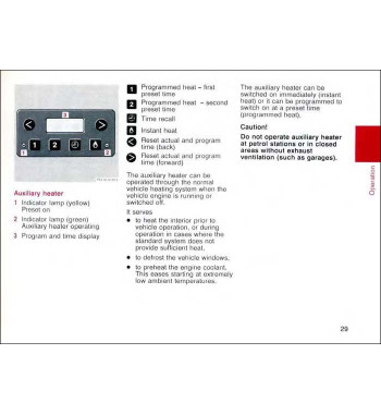 Mercedes-Benz G-Class W463 | Vehicle instruments and controls
