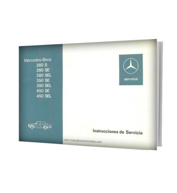 Mercedes-Benz W116 | Instrucciones de Servicio cover