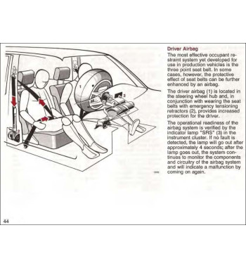 Mercedes-Benz E-Class W124 | Driver airbag and SRS