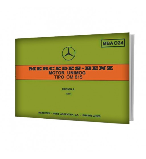 Mercedes Benz UNIMOG Manual | Motor UNIMOG Tipo OM 615 | Partes