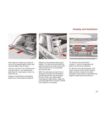 Mercedes-Benz 300 SEL 4.5 W109 | Heating and ventilation