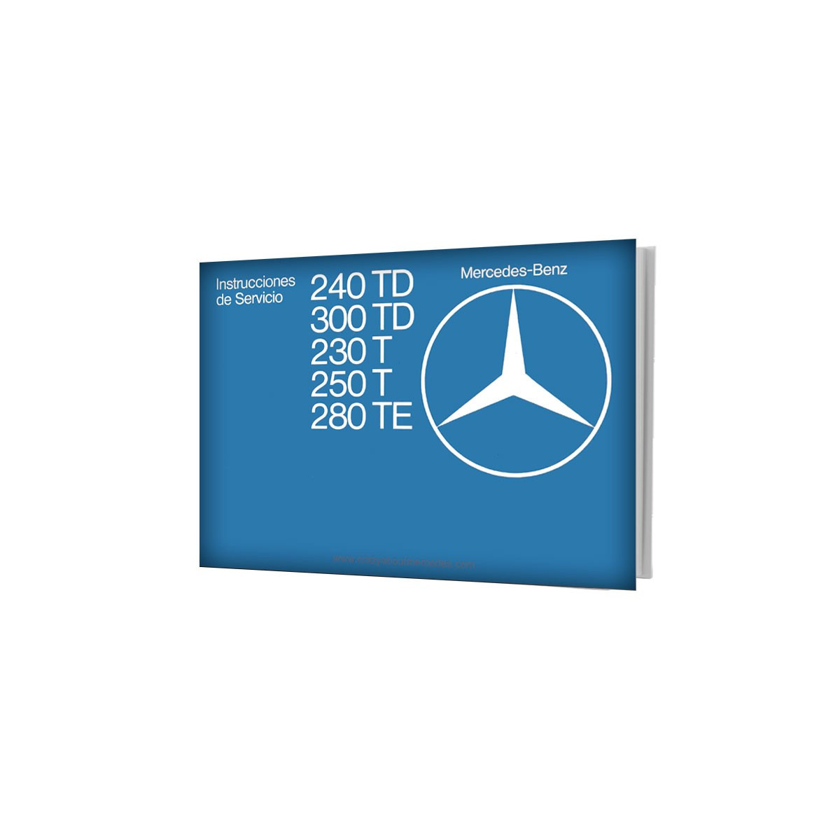 Mercedes-Benz W123 T | Instrucciones de Servicio manual cover