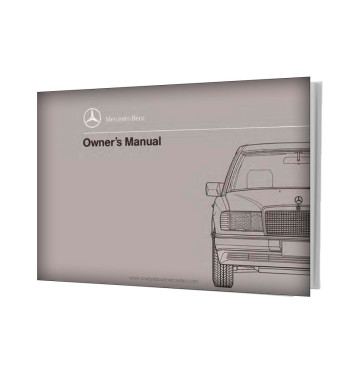 Mercedes-Benz E-Class W124 | Owner's Manual cover