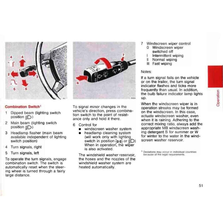 Mercedes Benz Owner's Manual W124