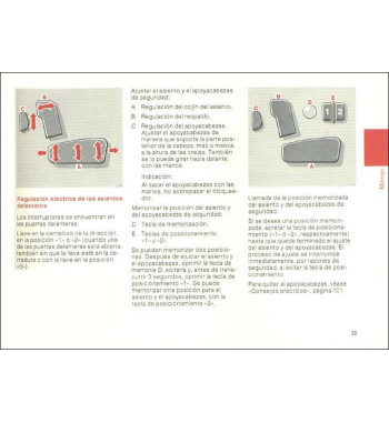 Mercedes-Benz W126 | Power seat adjustment and memory