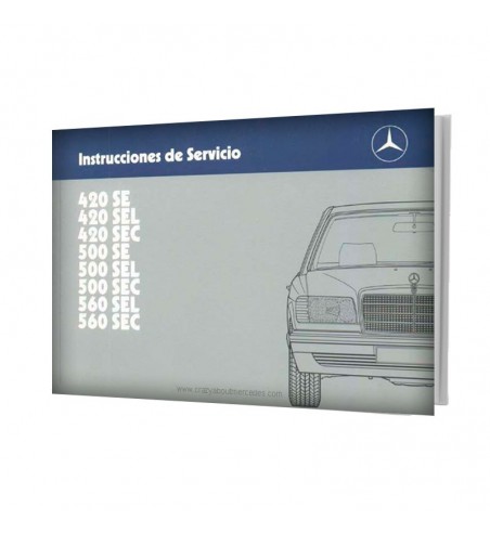 Mercedes Benz Manual Instrucciones de Servicio W126