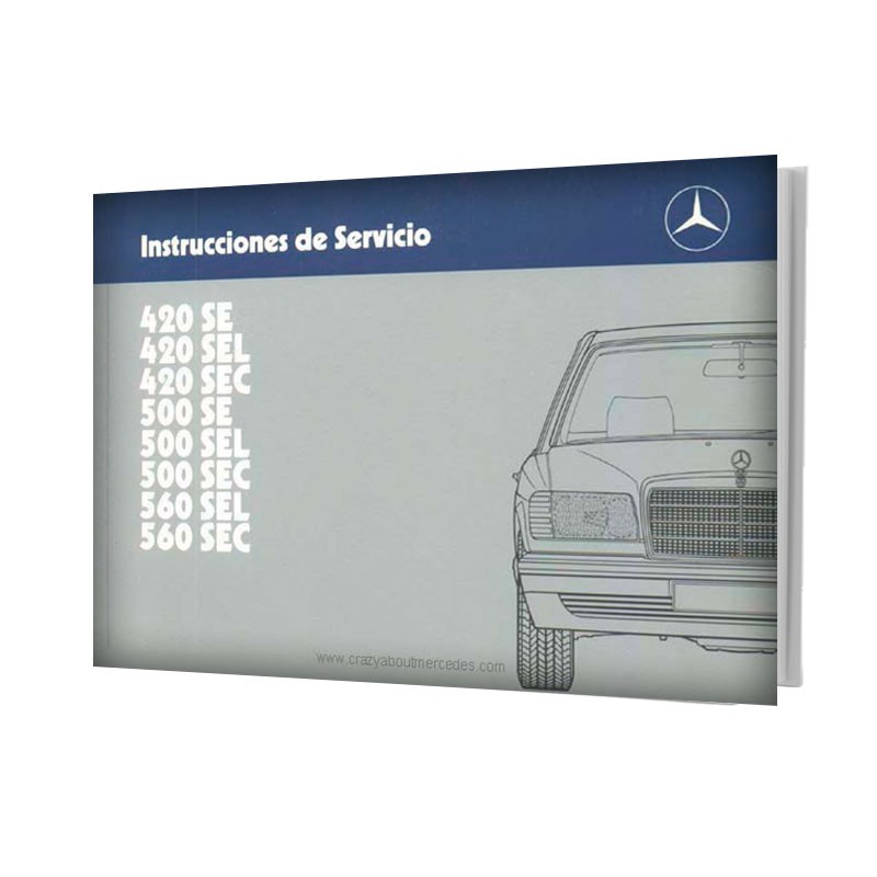 Manual Mercedes Benz Instrucciones de Servicio W126