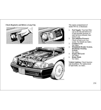 Mercedes-Benz SL R129 | Checks before a long trip