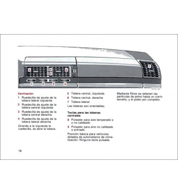 Mercedes-Benz W140 | Ventilation and climate control