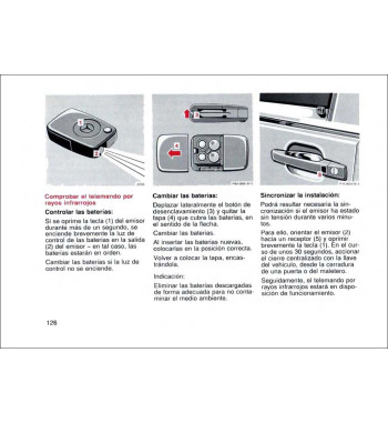 Mercedes-Benz W140 | Infrared remote control and central locking