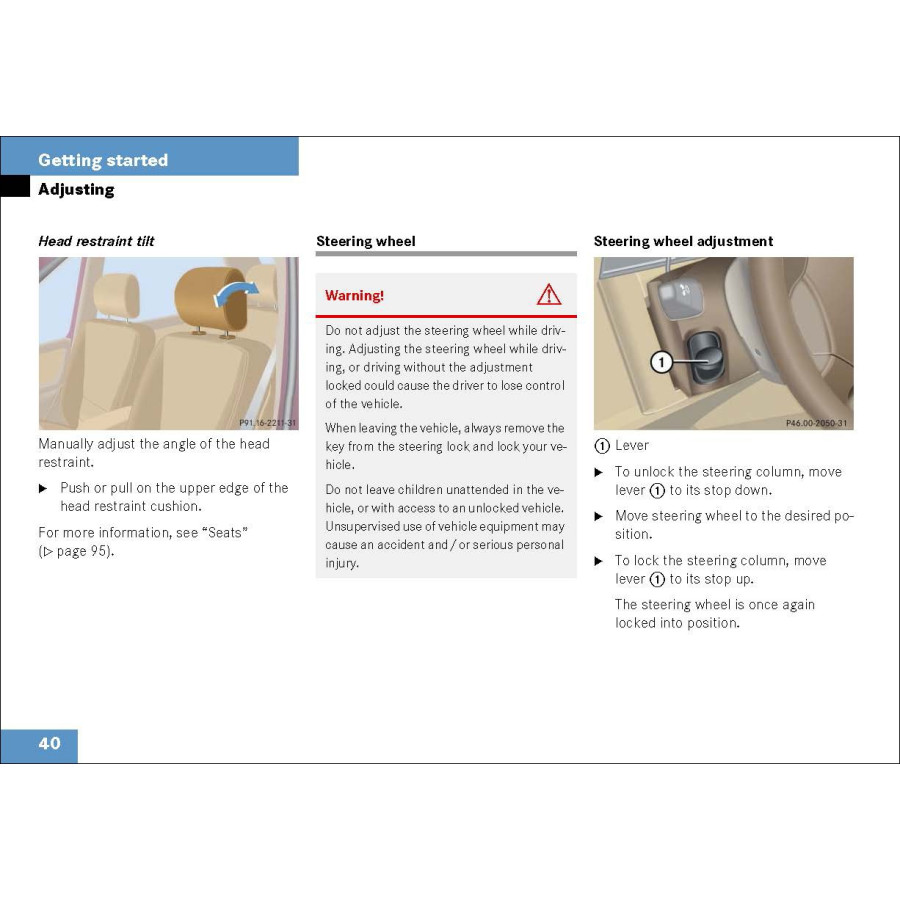 Mercedes Benz  Operator's Manual M-Class W163