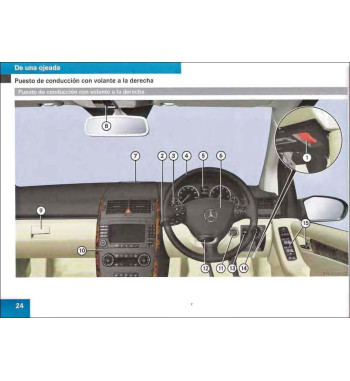 Mercedes-Benz A-Class W169 | Right-hand-drive cockpit