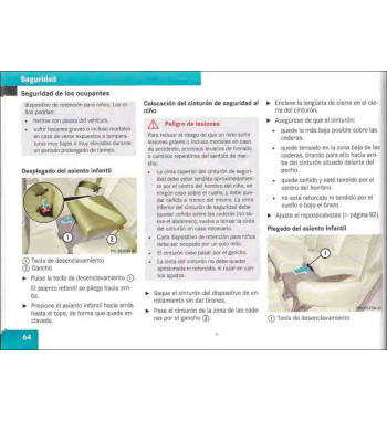 Mercedes-Benz A-Class W169 | Child safety and seat belt positioning