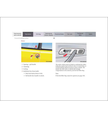 Mercedes-Benz SLK R170 | Central Locking and Door Operation