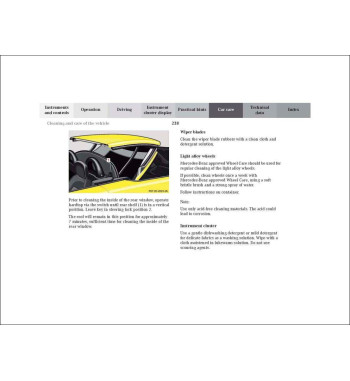 Mercedes-Benz SLK R170 | Retractable Hardtop Cleaning