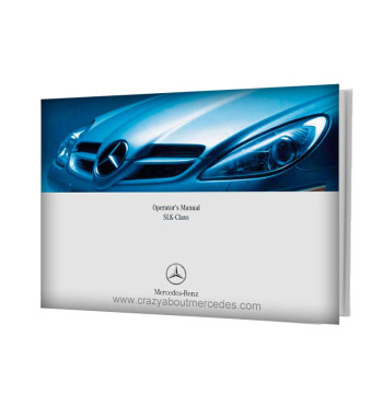 Mercedes-Benz SLK-Class R171 | Operator's Manual Cover
