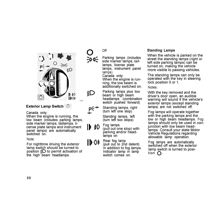 Mercedes Benz Owner's Manual W201
