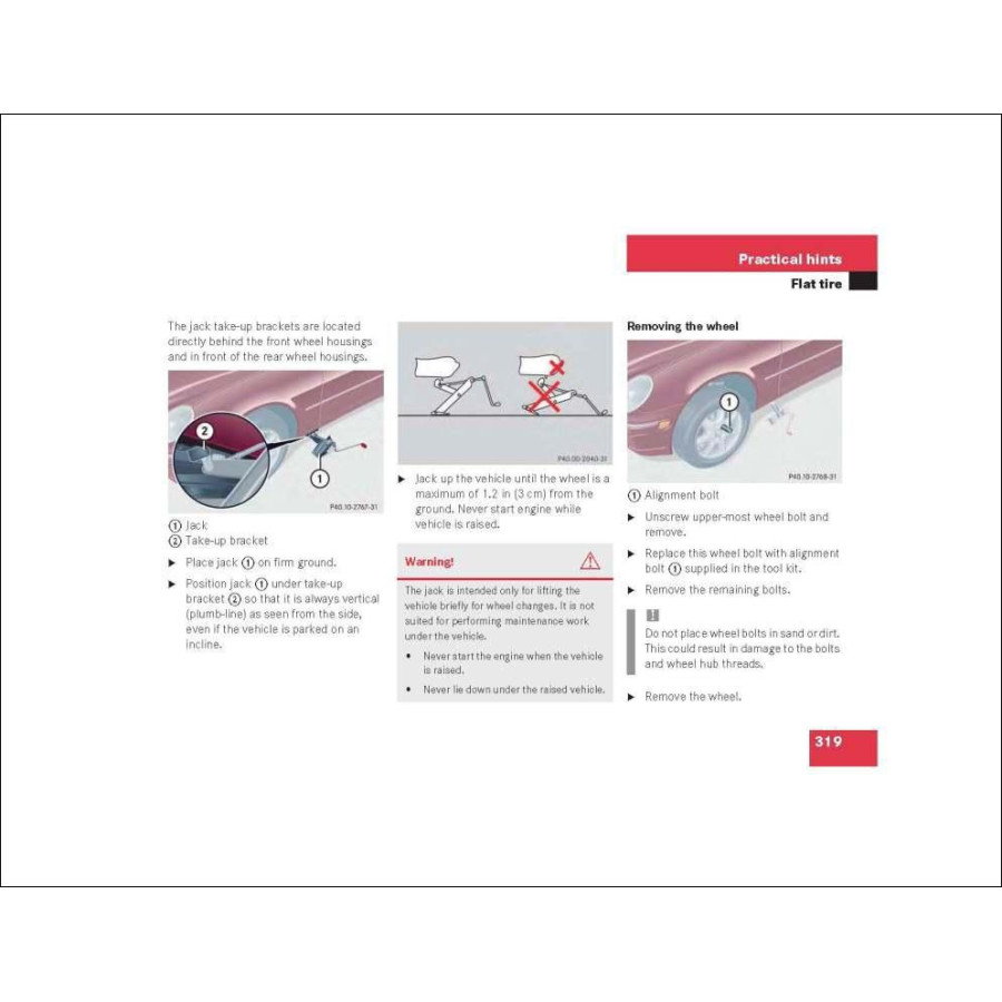 Mercedes Benz Owner's Manual C-Class W203