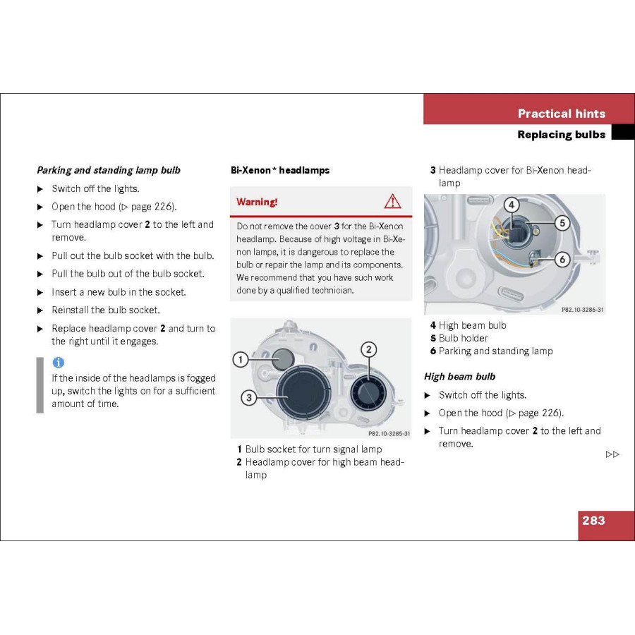 Mercedes Benz C-Class Sportcoupé Operator's Manual W203