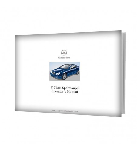 Mercedes Benz C-Class Sportcoupé Operator's Manual W203