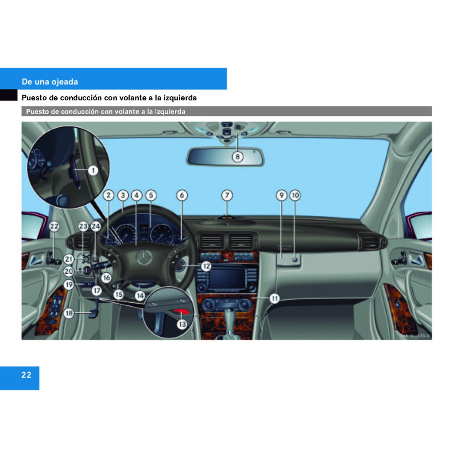 Manual Mercedes Benz Instrucciones de Servicio Clase C W203