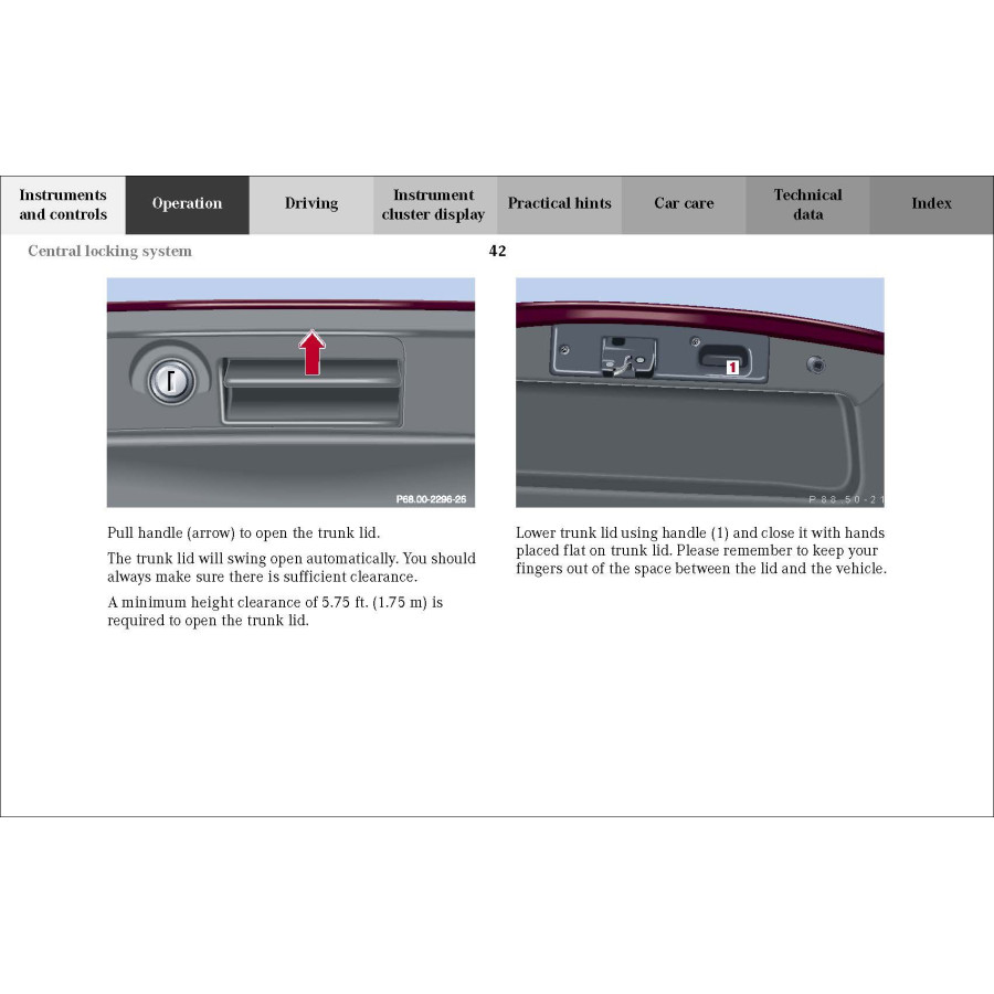 Mercedes Benz C-Class Operator's Manual W203
