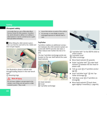 Mercedes-Benz C-Class W204 | Child safety and TopTether system