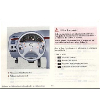 Mercedes Benz Clase E Manual Instrucciones de Servicio W210