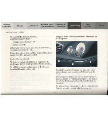 Mercedes-Benz E-Class W210 | Cleaning the Parktronic sensors