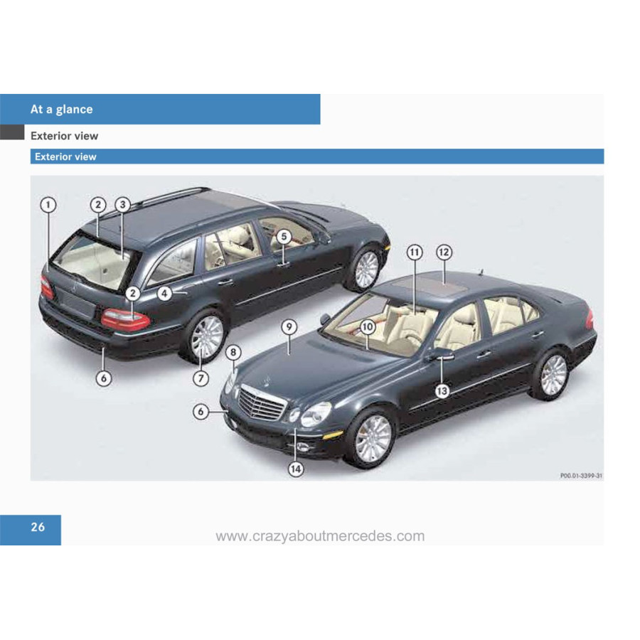 Mercedes Benz E-Class Operator's Manual W211