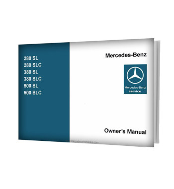 Mercedes-Benz SL R107 y SLC C107 | Portada del Owner’s Manual