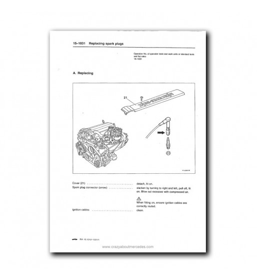 Mercedes Benz Service Manual Engine 104 PDF