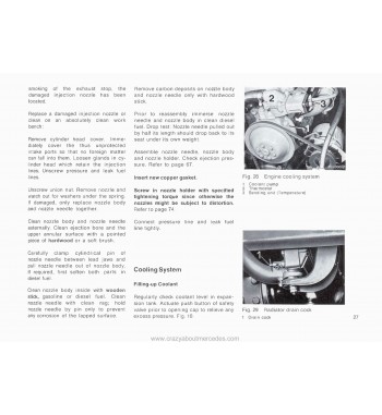 Mercedes Benz UNIMOG U416 Instruction Manual