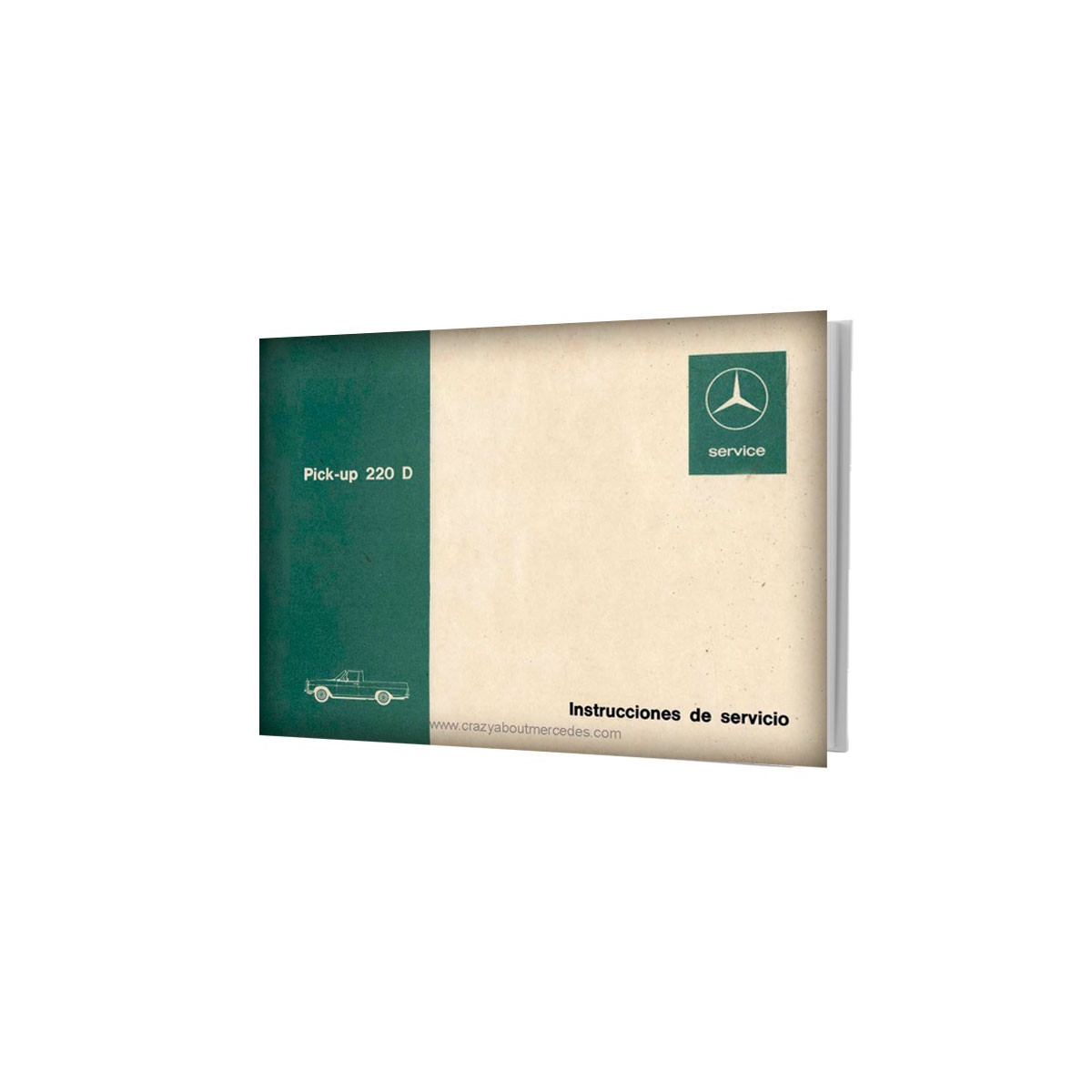 Mercedes Benz Pick-up 220 D Manual Instrucciones de Servicio W115