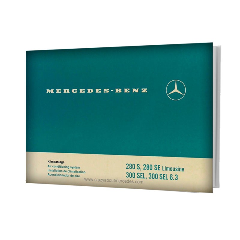Acondicionador de Aire Mercedes Benz 280 S, 280 SE Limousine, 300 SEL, 300 SEL 6.3