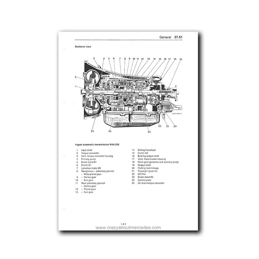 Mercedes Benz Automatisches Getriebe 722.3 | Typ 461, 463