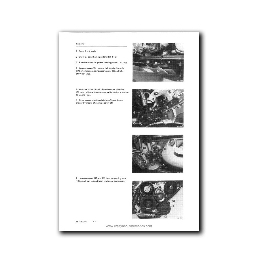 Mercedes Benz Service Manual Automatic Climate Control Model 126