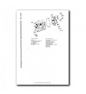 Mercedes Benz Service Manual Clutch & Transmission 4-Speed Manual