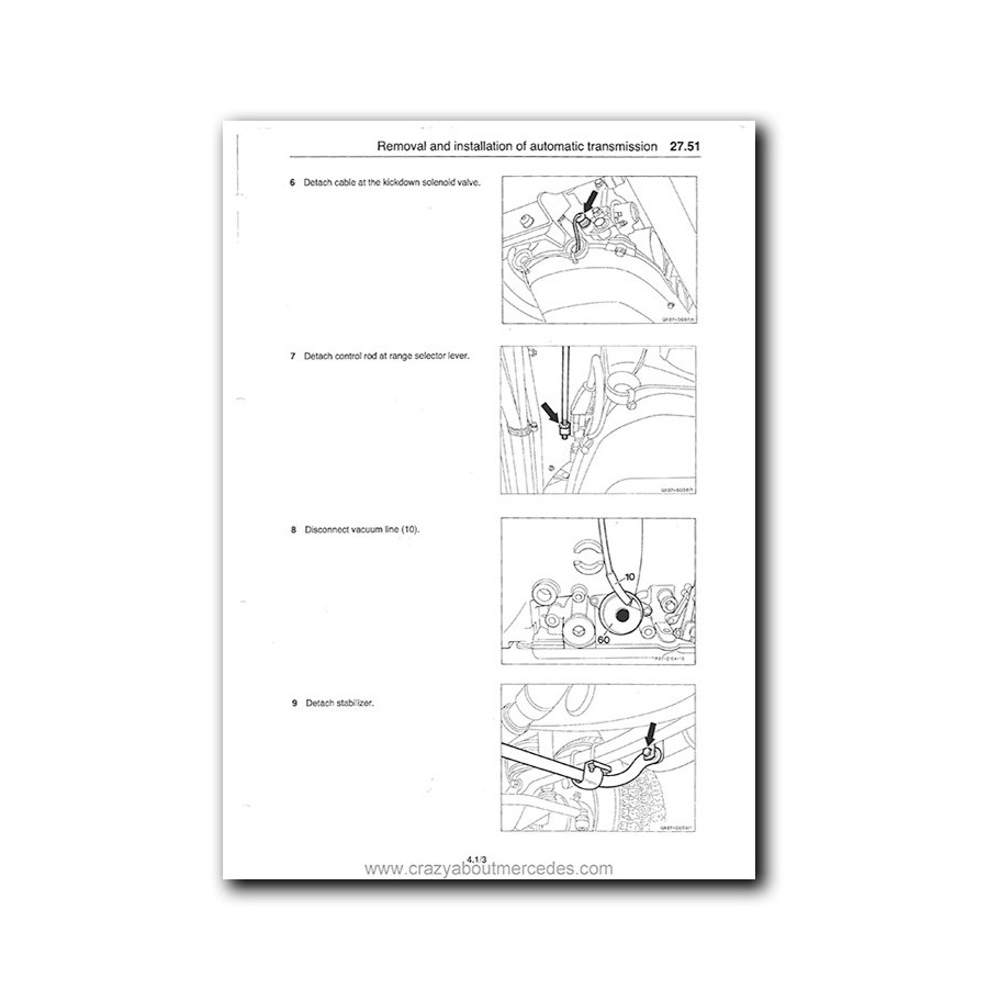 Mercedes Benz Automatisches Getriebe 722.3 | Typ 461, 463