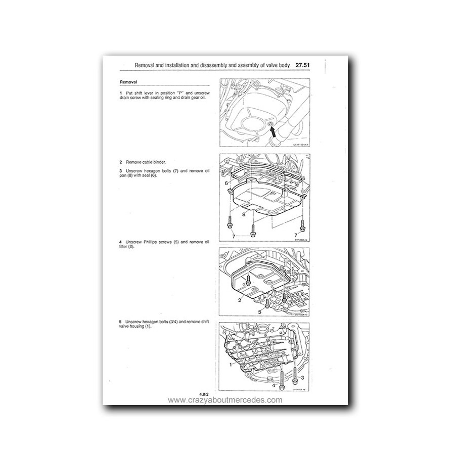 Mercedes Benz Automatisches Getriebe 722.3 | Typ 461, 463