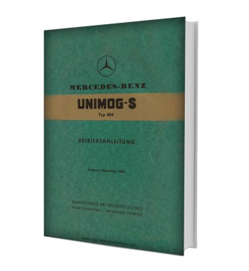 Mercedes Benz UNIMOG-S Typ 404 Betriebsanleitung